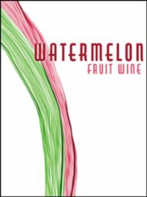 Watermelon Fruit Wine Labels - 30 Pack