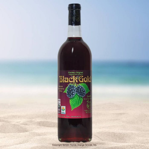 Black Gold Blackberry semi-sweet wine