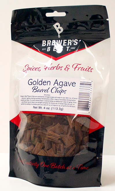 Brewer's Best® Golden Agave Barrel Chips 4 oz Brewer's Best® Golden Agave Barrel Chips 4 oz