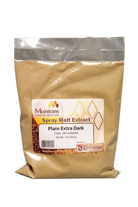 Muntons 1 lb Plain Extra Dark Spray Dried Malt Extract