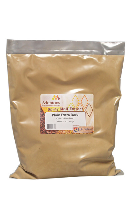 Muntons 3 lb Plain Extra Dark Spray Dried Malt Extract