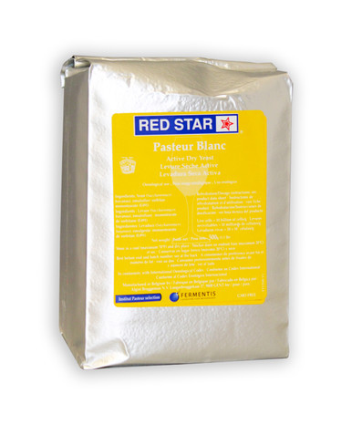Premier Blanc Red Star Wine Yeast 500 Gram Brick