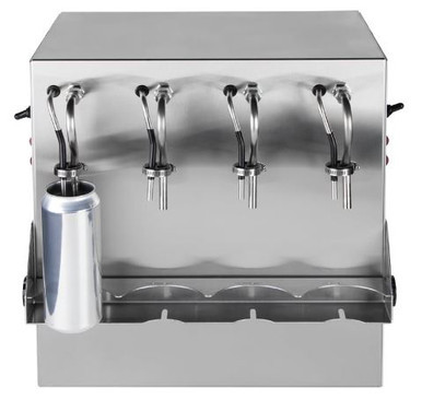 Carbonated Beverage Open Fill 4 Spout Can Filler - XF4400