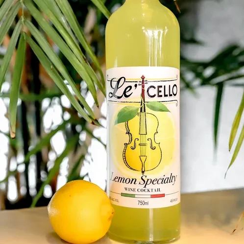 Premium Blend Le' Cello Lemon Specialty – Wine-Based Limoncello