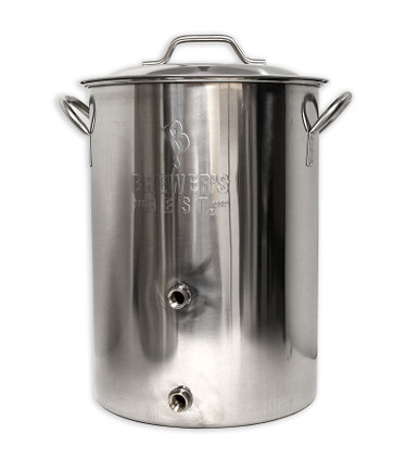 8 Gallon Brewer's Best® Basic Brewing Kettle W/Two Ports