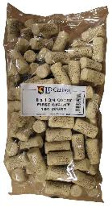 Bulk Straight Corks - Agglomerate - #8 X 1.75 (100 Count)