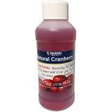 Natural Cranberry Flavoring Extract - 4 oz