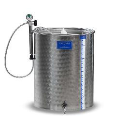 Stainless Airlock Riser for Marchisio VC Wine Tank Lid - Accepts 2 Tri  Clamp Accessories