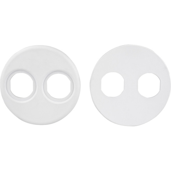 Sea-Dog 4" Gauge Power Socket Adapter Mounting Plate - White [426104-1]