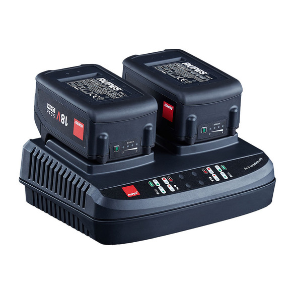 RUPES Dual Battery Charger f\/iBrid HLR15  HLR21 Batteries w\/LED Indicators [9HC185LT]