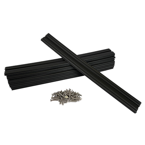 Caliber Marine Slides 1.5"x15" Black *10-Pack [23030]