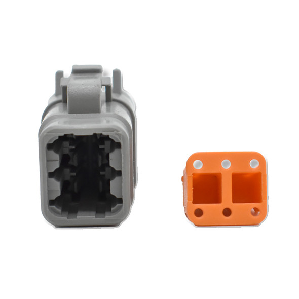 Bluewater 6 Position DTM Female Connector w\/Wedge Lock [DTM06-6S]
