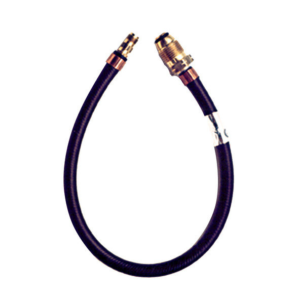 Trident Marine 20" Pigtail Hose Male Fitting x 1\/4" Male Inverted Flare Fitting [1014-1401-20]