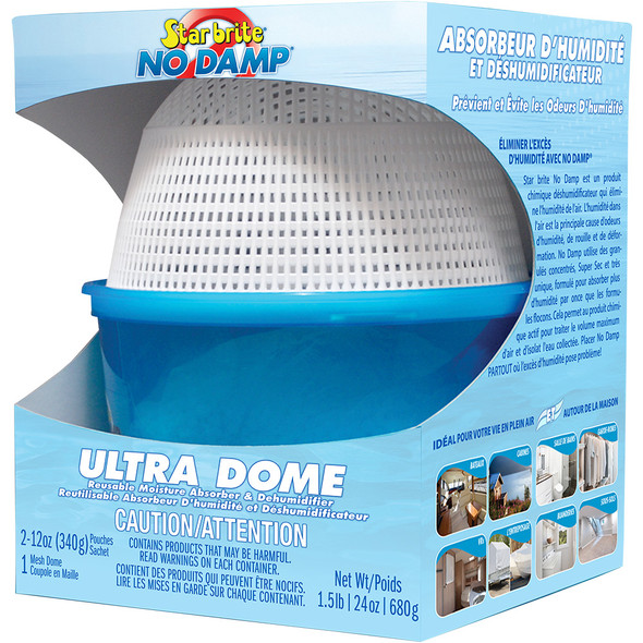 Star brite No Damp Ultra Dome Absorber  Dehumidifier - 24 oz [85460]