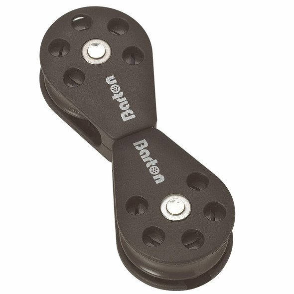 Barton Plain Bearing Pulley Block Back to Back Swivel Block - Size 1, 30mm [N01280]