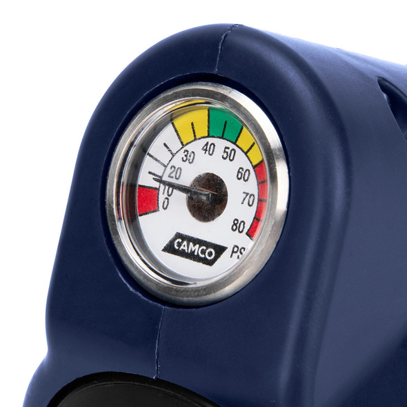 Camco 90 Degree Adjustable Water Pressure Regulator w\/Gauge [40065]