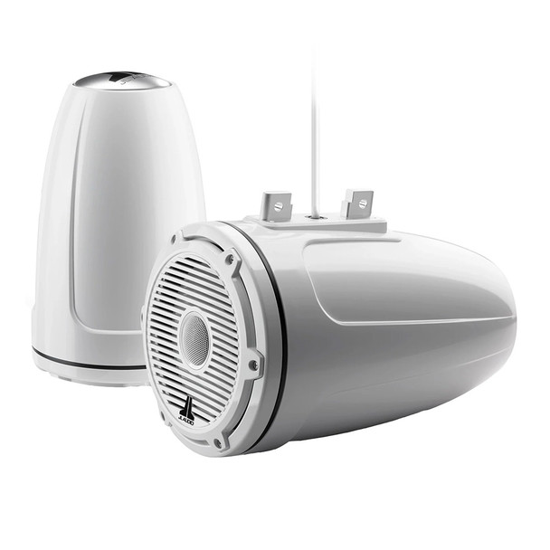 JL Audio M6 Series 7.7" Enclosed Tower Coaxial System w\/Gloss White Classic Grille - M6-770ETXv3-Gw-C-3Gw [010-03856-00]