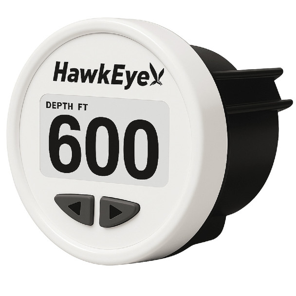 HawkEye DepthTrax Edge In-Dash Depth Finder - HD Color Display - 600' Max Depth - TM Transducer [DT3BX-TM]