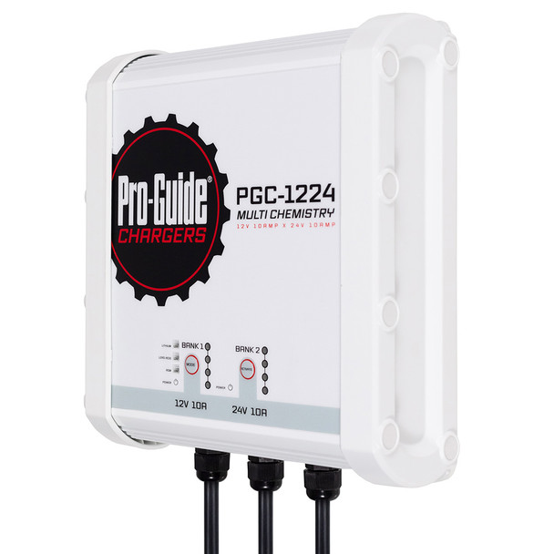 Pro-Guide 2 Bank On-Board Battery Charger - (1) 12V \/ (1) 24V - 20-Amp [PGC-1224]