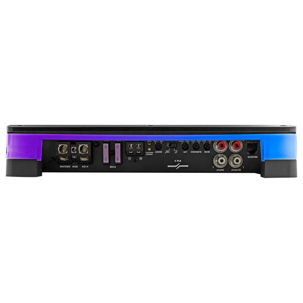 DS18 Flush\/Surface Mount 1-Channel Monoblock Class D Amplifier w\/Acrylic Cover - 1x900W RMS @ 1 Ohm [FX1]
