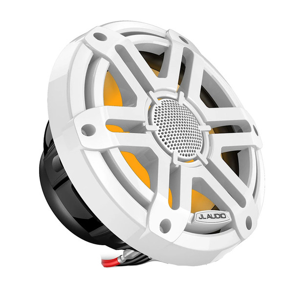 JL Audio M200 Marine Speakers 7.7" w\/LED  White Sport Grille [010-04757-00]