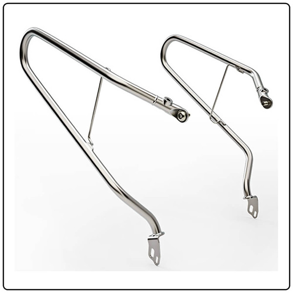 Royal Enfield Saddlebag Brackets Chrome-650