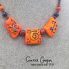 Collar, Tequila Sunrise w/Purple GBSet24-6776