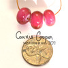 Beads, Set of 3, Hot Pink over pale Pink  LBS20-4409