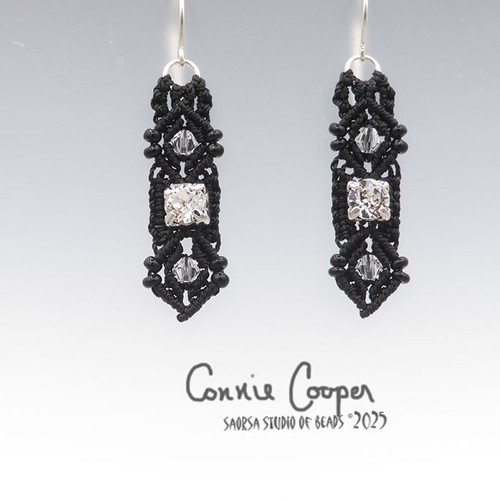 Sweeties in Black & Crystal ME26-7714