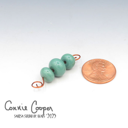 Beads, Set of 3, Green Grass LBS26-7657