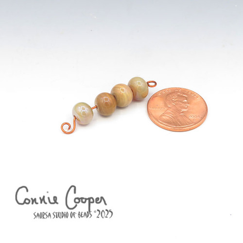 Beads, Set of 4, Earthtone LBS26-7666