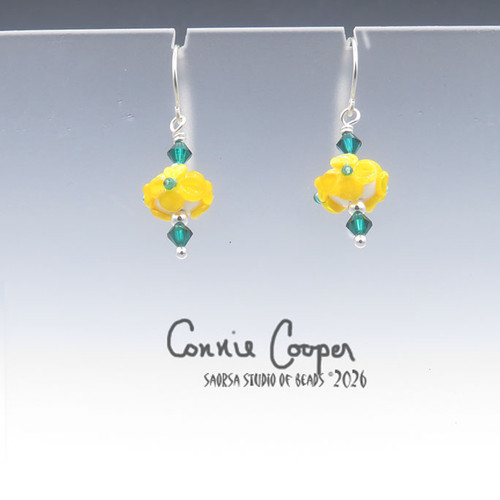 Florals, Yellow on White GBE26-7782