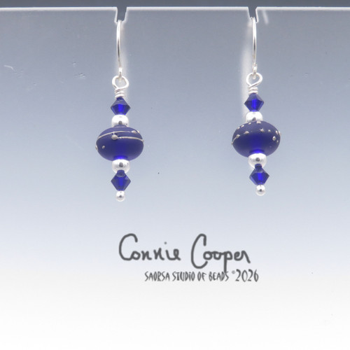 Silvered, MATTED, on Cobalt GBE26-7804