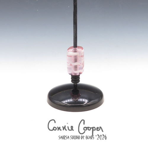 Bead, Pale Lavender & White  LBF26-7760