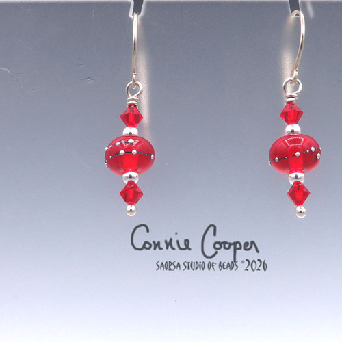 Silvered, on Red GBE26-8007