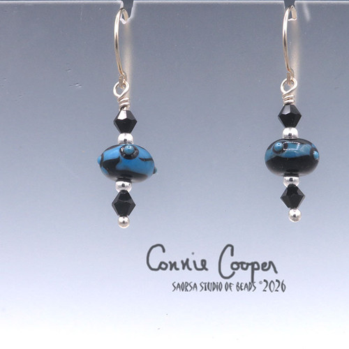 Assorted, Turquoise on Black GBE26-8019