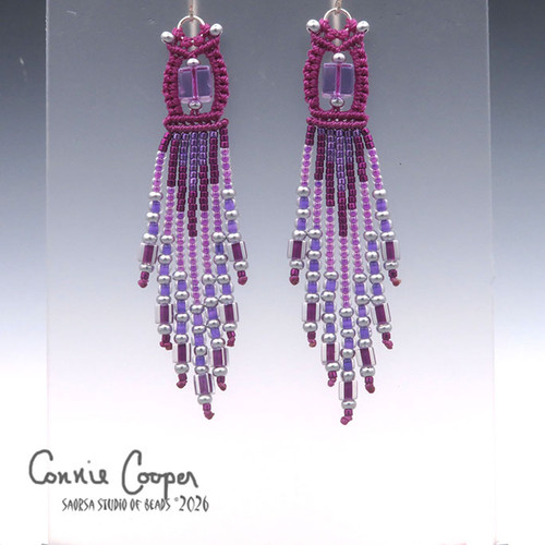 8 St. Fringies in Azalea, Purples & Pinks ME26-8122