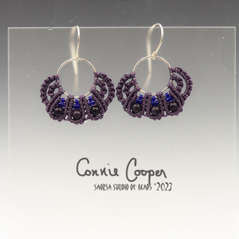 NICKYS in French Lilac w/Purple Goldstone ME23-5472