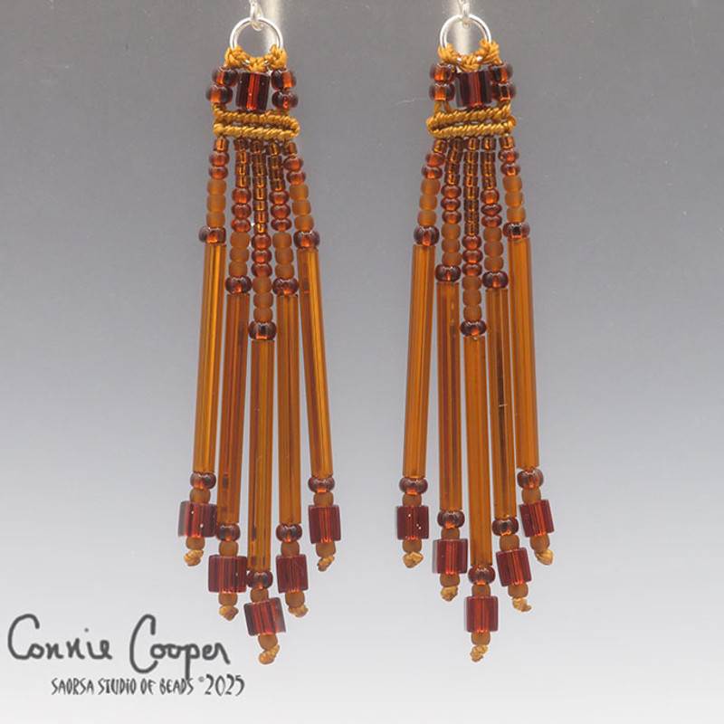 Fringie Minis in Gold & Rootbeer  ME25-7531