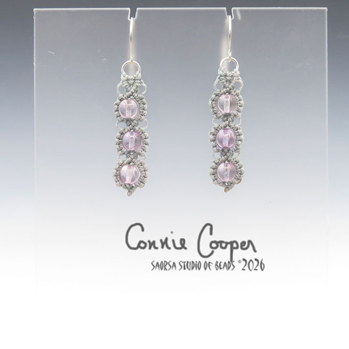 Balz in Argentium & Pale Purplie Iridescent ME26-7721