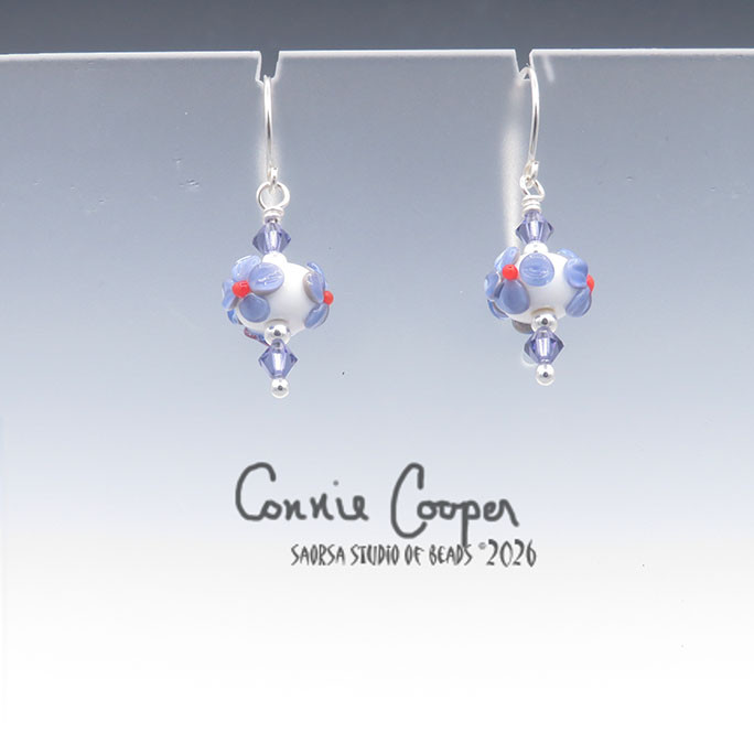 Florals, Lavender on White GBE26-7781