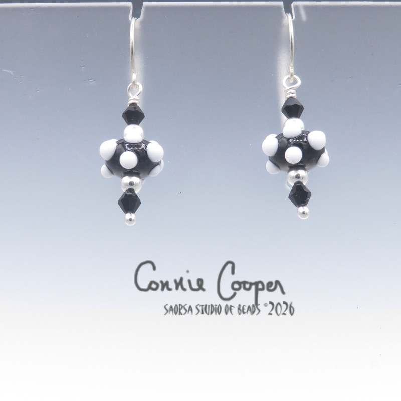 Assorted, Black w/Raised White Dots GBE26-7806