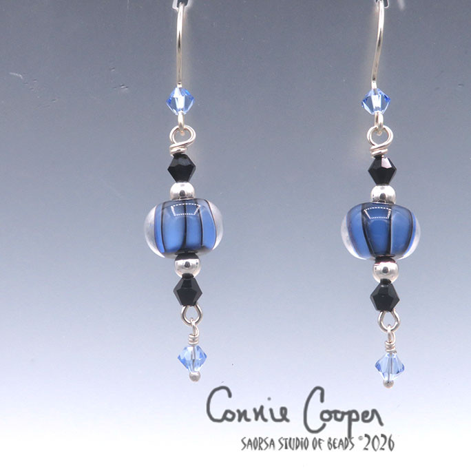 Harlequins (Modified) in Blue on Black GBE26-8013