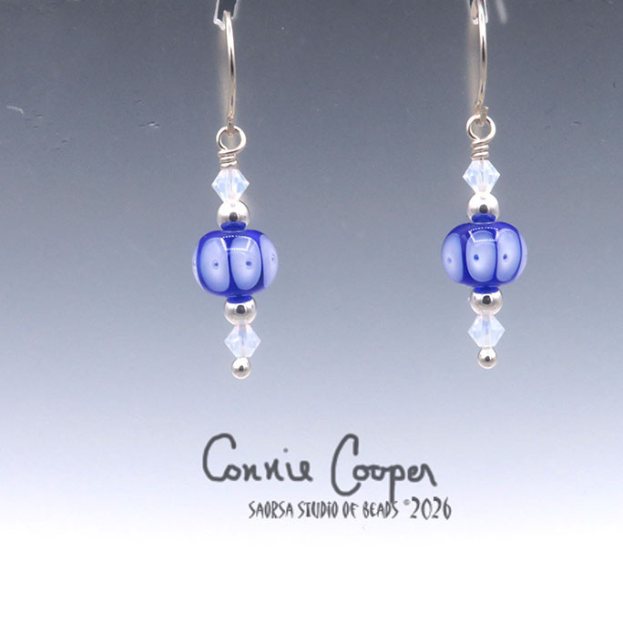 Assorted, Intense Blue w/White Poked Dots  GBE26-8079