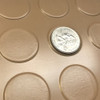 G Floor Coin Pattern is about the size of a quarter.