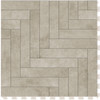  Perfection Floor Tile Natural Stone - Chevron Endstone | 6 Tiles/ Case | 16.62 SQFT/ Case 