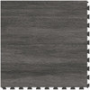 Perfection Floor Tile Wood Grain - Breckenridge Blackwood or 6 Tiles/ Case or 16.62 SQFT/ Case