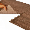 Perfection Floor Tile Wood Grain - Vintage Rusted Oak or 6 Tiles/ Case or 16.62 SQFT/ Case