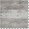 Perfection Floor Tile Wood Grain - Vintage White Wash or 6 Tiles/ Case or 16.62 SQFT/Case