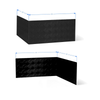 Diamond Plate Anodized Black Finished Base Molding Corners